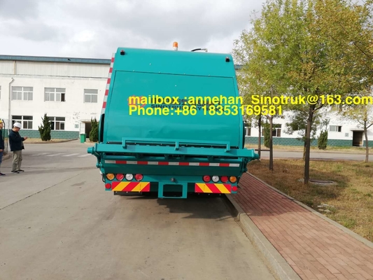 guida a sinistra Euro2 del camion 290hp 336hp della raccolta dei rifiuti di 4x2 12m3 Sinotruk Howo7