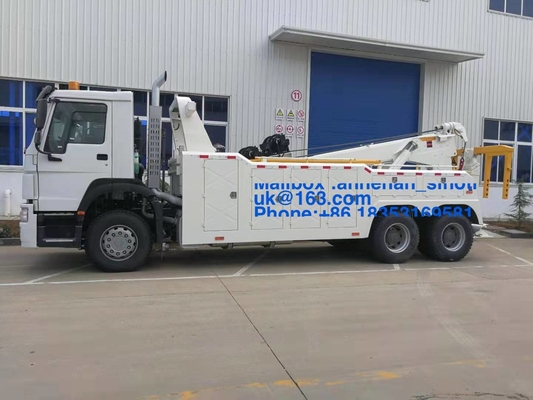 Lhd 10 spinge l'euro pesante 2 del camion di rimorchio del demolitore della strada del camion 6*4 20t-30t del carico