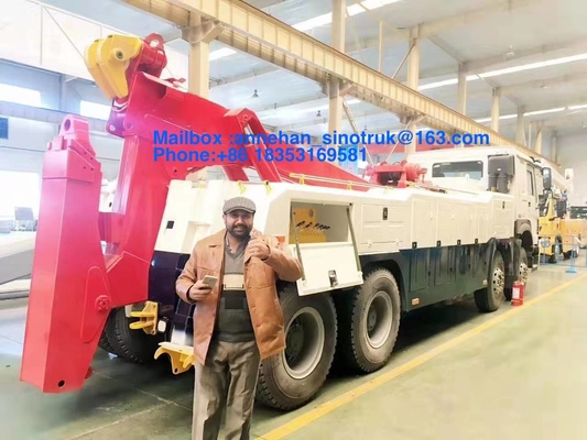 Lhd 10 spinge l'euro pesante 2 del camion di rimorchio del demolitore della strada del camion 6*4 20t-30t del carico