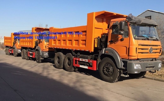 Capacità di carico eccellente dell'autocarro con cassone ribaltabile di dovere di Beiben Congo 6x4 20M3 40T 380hp Euro2