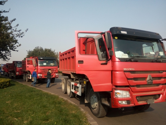 3 autocarro con cassone ribaltabile resistente di Lhd Howo 6×4 dell'asse 371hp per l'affare di costruzione
