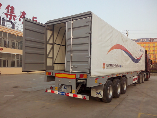 Rimorchi di Steel Box Van Heavy-duty Semi un carico utile massimo 12000*2500*3600mm da 40 tonnellate