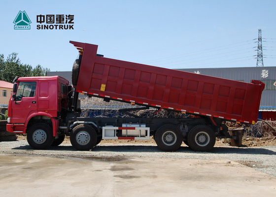 Cilindro di sollevamento di riserva dell'autocarro con cassone ribaltabile di estrazione mineraria di SINOTRUK HOWO 371hp 8x4 26CBM HYVA