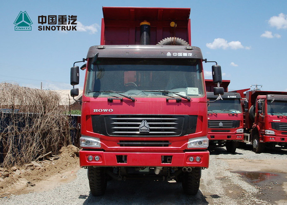Cilindro di sollevamento di riserva dell'autocarro con cassone ribaltabile di estrazione mineraria di SINOTRUK HOWO 371hp 8x4 26CBM HYVA
