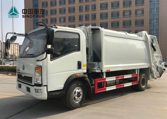 Euro del camion di immondizia del compatto di Sinotruk Howo 4x2 3 120hp 9cbm senza traversina