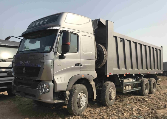 Carrozza del tetto 420hp dell'euro 4 del bunker del doppio dell'autocarro con cassone ribaltabile del carraio di Howo A7 12 alta