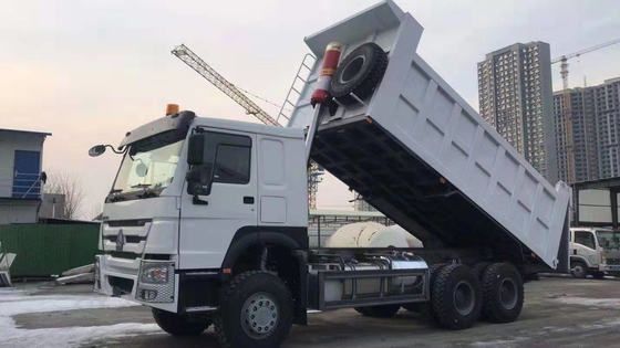 Autocarro con cassone ribaltabile cubico del tester 20 di Howo 371, autocarri con cassone ribaltabile pesante 6 x 4 disponibili