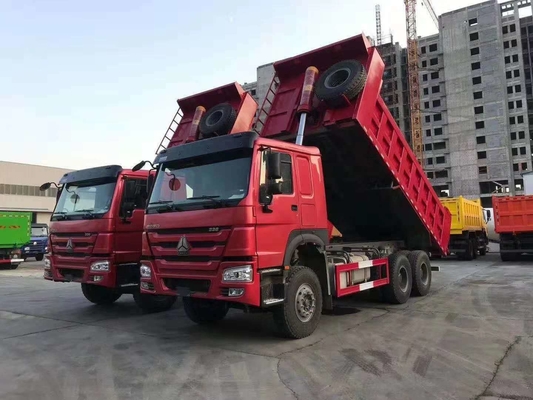 Autocarro con cassone ribaltabile cubico del tester 20 di Howo 371, autocarri con cassone ribaltabile pesante 6 x 4 disponibili