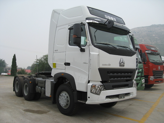 336hp camion del trattore di Howo A7 Howo dell'euro 3 nell'iso bianco di colore passato