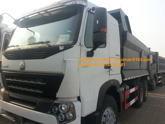 Il tipo il carico Capaicty Lhd 10 di A7 Sinotruk 6x4 U dell'autocarro a cassone della sabbia di 20m3 40-50t si stanca