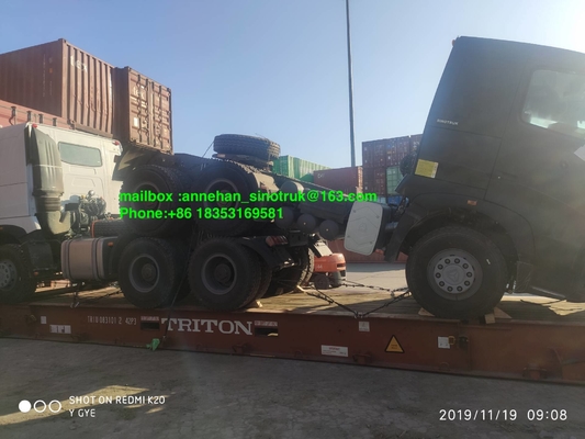Camion del trattore di A7 420hp Lhd 6x4 Sinotruk con il perno di sterzaggio a 3,5 pollici Euro2