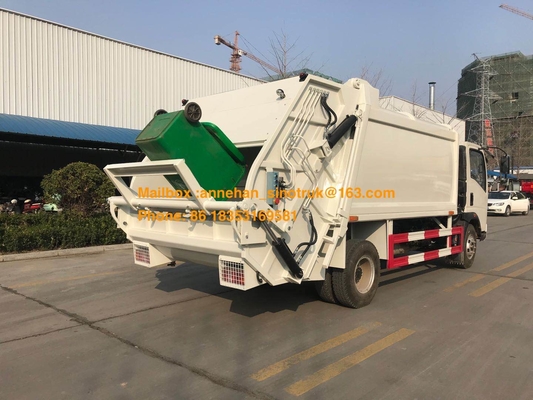 camion di immondizia del compressore delle gomme 4x2 6 di Sinotruk Howo7 8M3-10M3