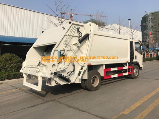 camion di immondizia del compressore delle gomme 4x2 6 di Sinotruk Howo7 8M3-10M3