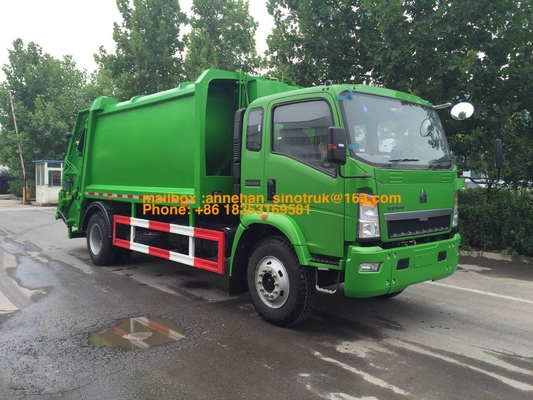 4x2 6001 - tipo del combustibile diesel del camion di scopo speciale del camion del compattatore di rifiuti 10000L