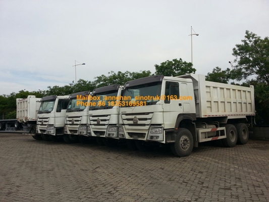 Il Ghana 6x4 10 spinge autocarro a cassone di sollevamento resistente dell'autocarro con cassone ribaltabile il metà di 20M3 LHD