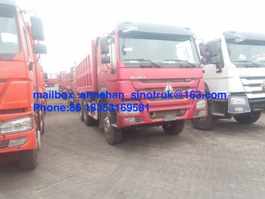 L'autocarro con cassone ribaltabile dell'Etiopia 336hp 6x4 18m3 Sinotruk per 40T il carico Capaicty 10 spinge