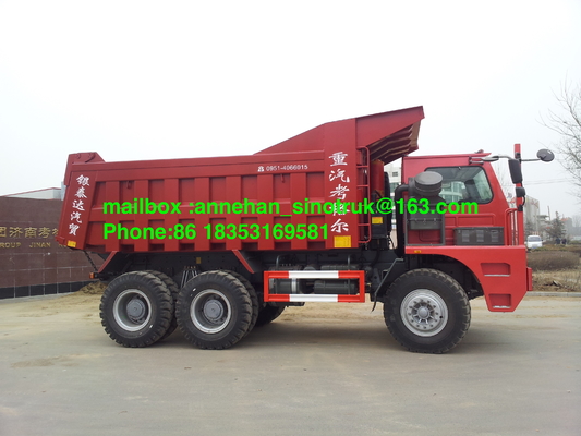 70T che estrae l'autocarro a cassone resistente dell'autocarro con cassone ribaltabile 6x4 Sinotruk Howo 30M3 Euro2 LHD