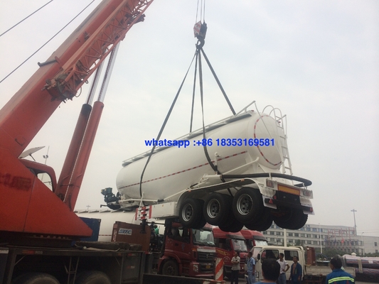 semirimorchio cisterna del cemento alla rinfusa del motore 60M3 di 60T Weichai