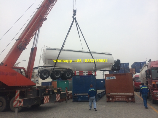semirimorchio cisterna del cemento alla rinfusa del motore 60M3 di 60T Weichai