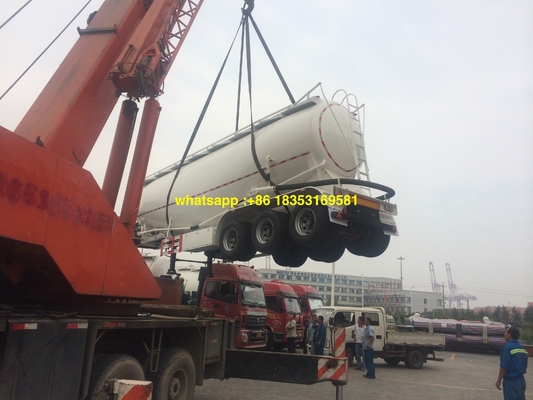 semirimorchio cisterna del cemento alla rinfusa del motore 60M3 di 60T Weichai
