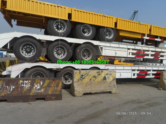 Carico a base piatta 1200R20 del contenitore rimorchio dei semi da 40 piedi