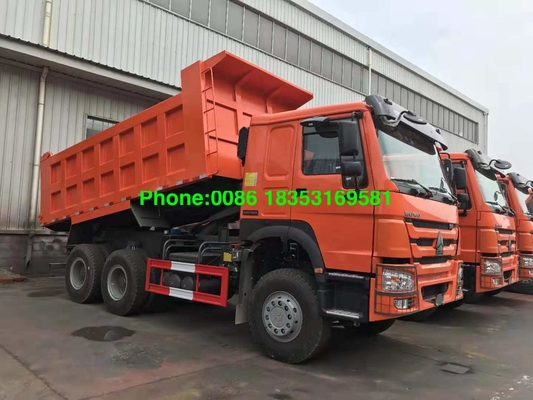 Autocarro con cassone ribaltabile arancio di Zz3257n3847a 20M3 Howo A7