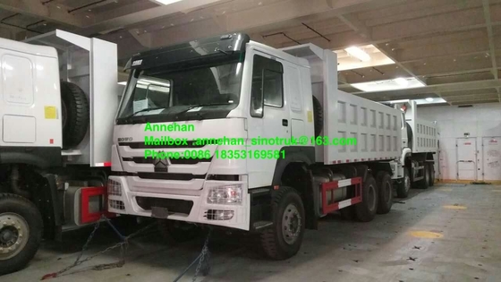 371hp 10 autocarro con cassone ribaltabile resistente delle ruote 6x4 con guida a sinistra
