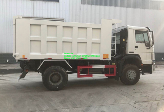 4x2 6 guida a destra di sollevamento resistente dell'autocarro con cassone ribaltabile delle gomme 15M3 metà di