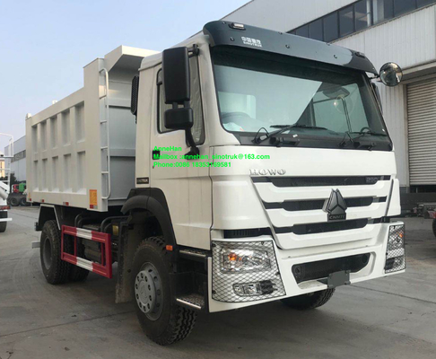 4x2 6 guida a destra di sollevamento resistente dell'autocarro con cassone ribaltabile delle gomme 15M3 metà di