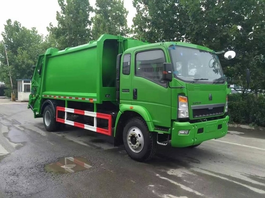 Camion del compattatore di rifiuti compresso 4*2 12m3 di SINOTRUK HOWO