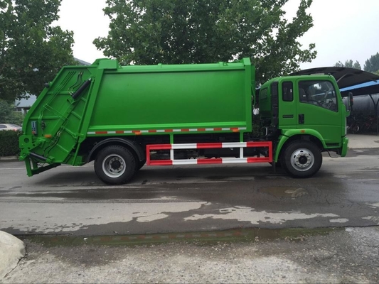 Camion del compattatore di rifiuti compresso 4*2 12m3 di SINOTRUK HOWO