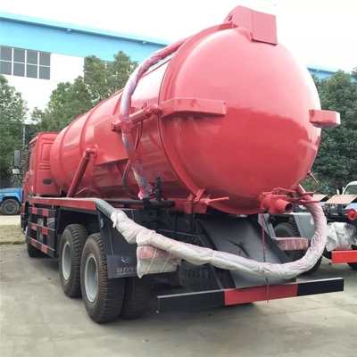 Camion di aspirazione delle acque luride di vuoto di SINOTRUK HOWO 6X4 336hp