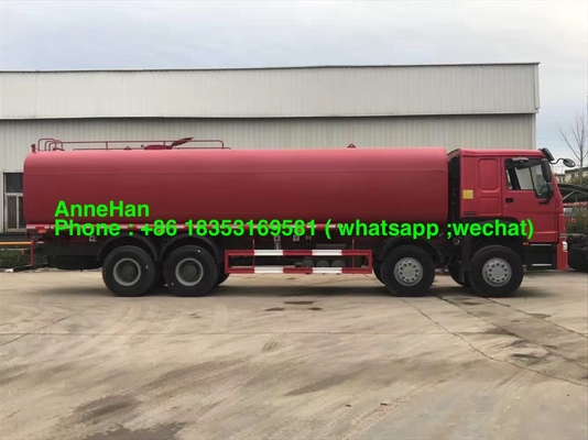 8x4 12 spinge il rimorchio del serbatoio di acqua di 371hp Sinotruk Howo7