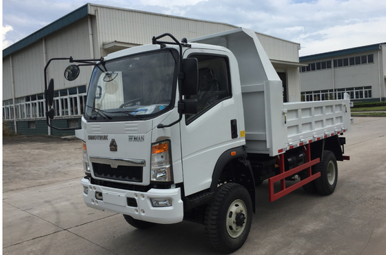 marca media dell'autocarro con cassone ribaltabile di Sinotruk dell'euro 2 di 8Ton 4x4 ZZ1047E2815B180 Homan