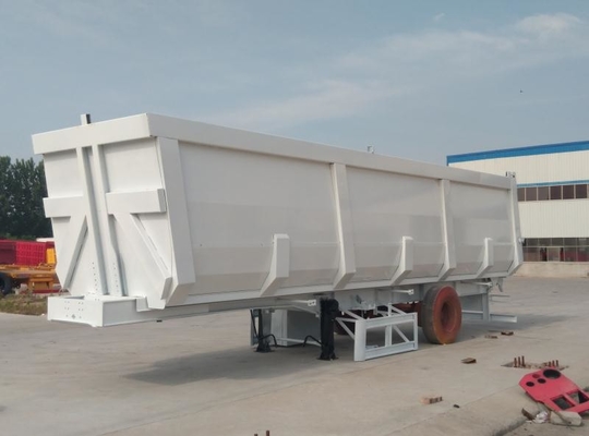 50 - rimorchio dell'autocarro con cassone ribaltabile del ribaltatore 45cbm di 70T Sinotruk CIMC per caricamento del minerale metallifero della bauxite