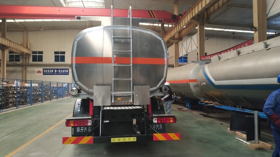 3 semirimorchio cisterna resistente dell'olio dei rimorchi 45000L dei semi di colore bianco di Axle Aluminium