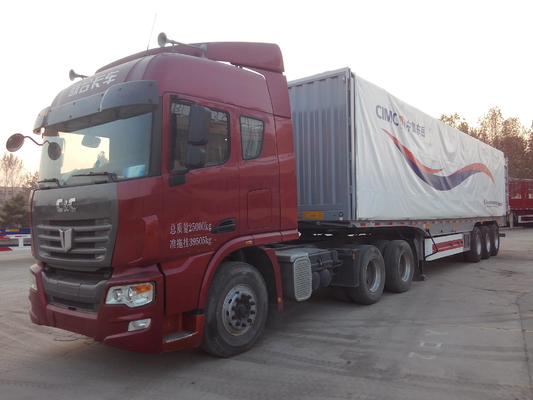 Rimorchi di Steel Box Van Heavy-duty Semi un carico utile massimo 12000*2500*3600mm da 40 tonnellate