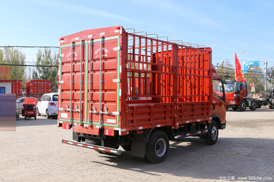 12 veicolo leggero di Wheeler Cargo Truck Sinotruk HOWO di tonnellata 6 con colore rosso
