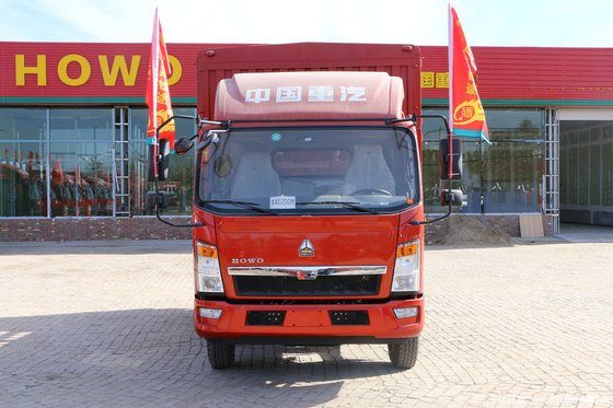 12 veicolo leggero di Wheeler Cargo Truck Sinotruk HOWO di tonnellata 6 con colore rosso