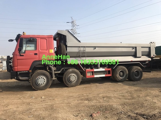 12 autocarro con cassone ribaltabile resistente delle ruote 25cbm 30cbm 8x4