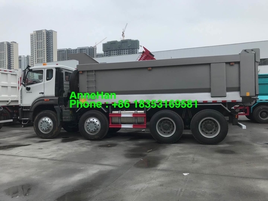 12 autocarro con cassone ribaltabile resistente delle ruote 25cbm 30cbm 8x4