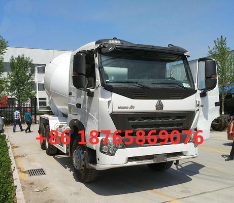 Camion bianco ZZ1257N4047P1 della betoniera di HC16 Alex 380hp 10cbm
