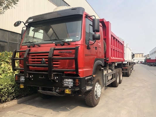 HF9 autocarro con cassone ribaltabile del tamburo 300L Howo 6x4 con il paraurti militare