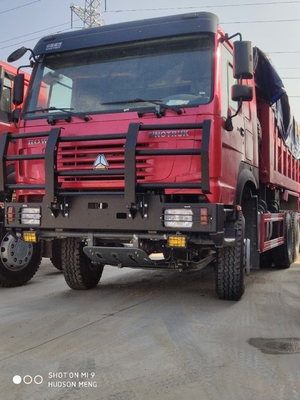 HF9 autocarro con cassone ribaltabile del tamburo 300L Howo 6x4 con il paraurti militare