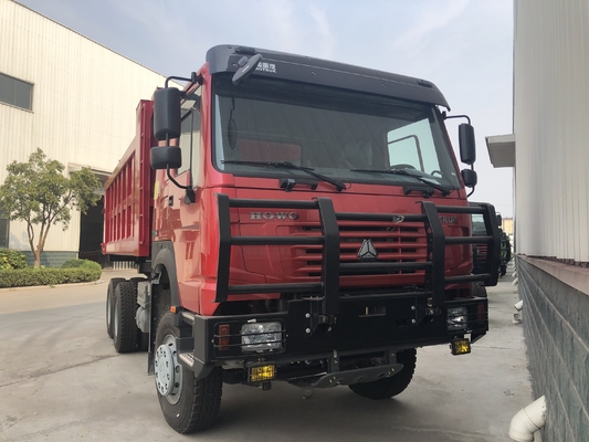 HF9 autocarro con cassone ribaltabile del tamburo 300L Howo 6x4 con il paraurti militare