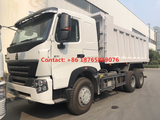 Autocarro con cassone ribaltabile resistente del combustibile diesel 450hp della carrozza HW76