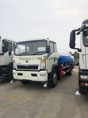 Camion di serbatoio di acqua manuale di 10000L 4x2 con Front Rear Sprinkler