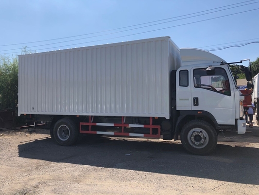 Howo 6 camion commerciali di bassa potenza con la scatola chiusa 3 tonnellate