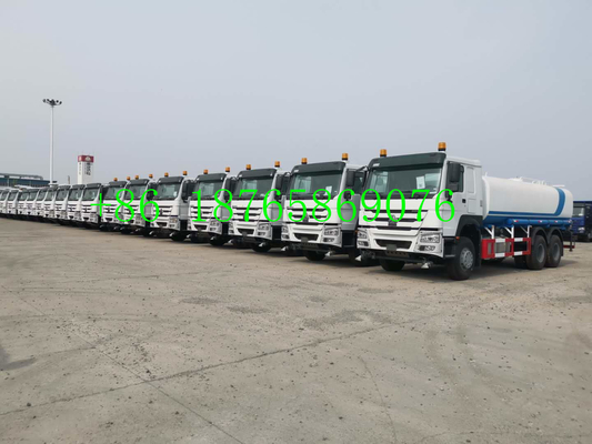 camion di serbatoio di acqua delle ruote 6x4 336hp di 1500L Sinotruk Howo 10