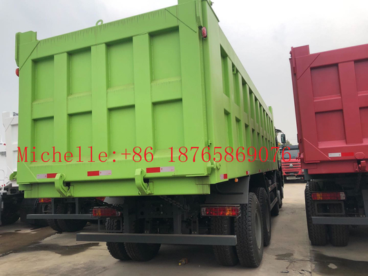 3 tonnellata 8*4 12 Wheeler Dump Truck For dell'asse 30cbm 45 2 passeggeri